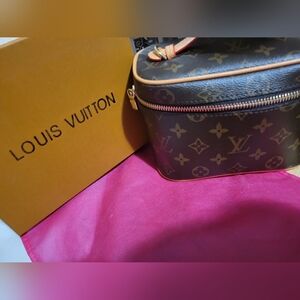 Brown Monogram Makeup Bag NEW